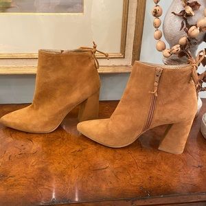 Stuart Weitzman suede booties